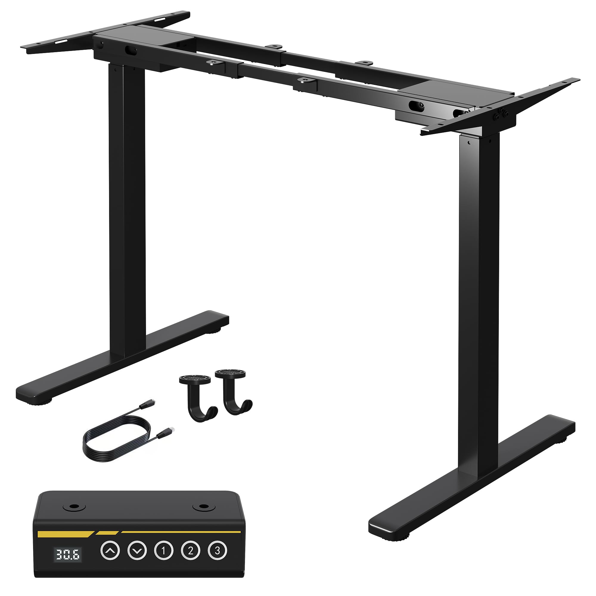 Amazon | 電動昇降デスク 昇降式デスク 脚のみ 高さ調整70cm～118cm